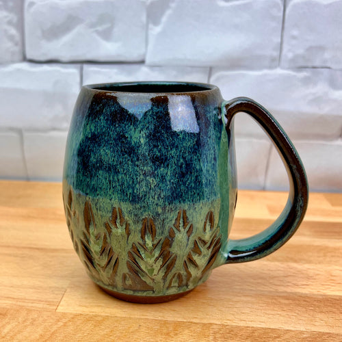 Northwest style Carved Mug