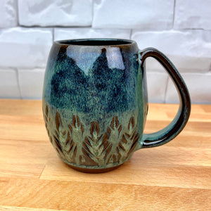 Northwest style Carved Mug