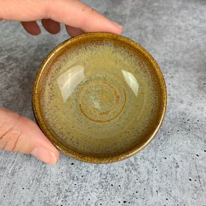 tiny sauce bowl, wheel thrown at Fern Street Pottery.